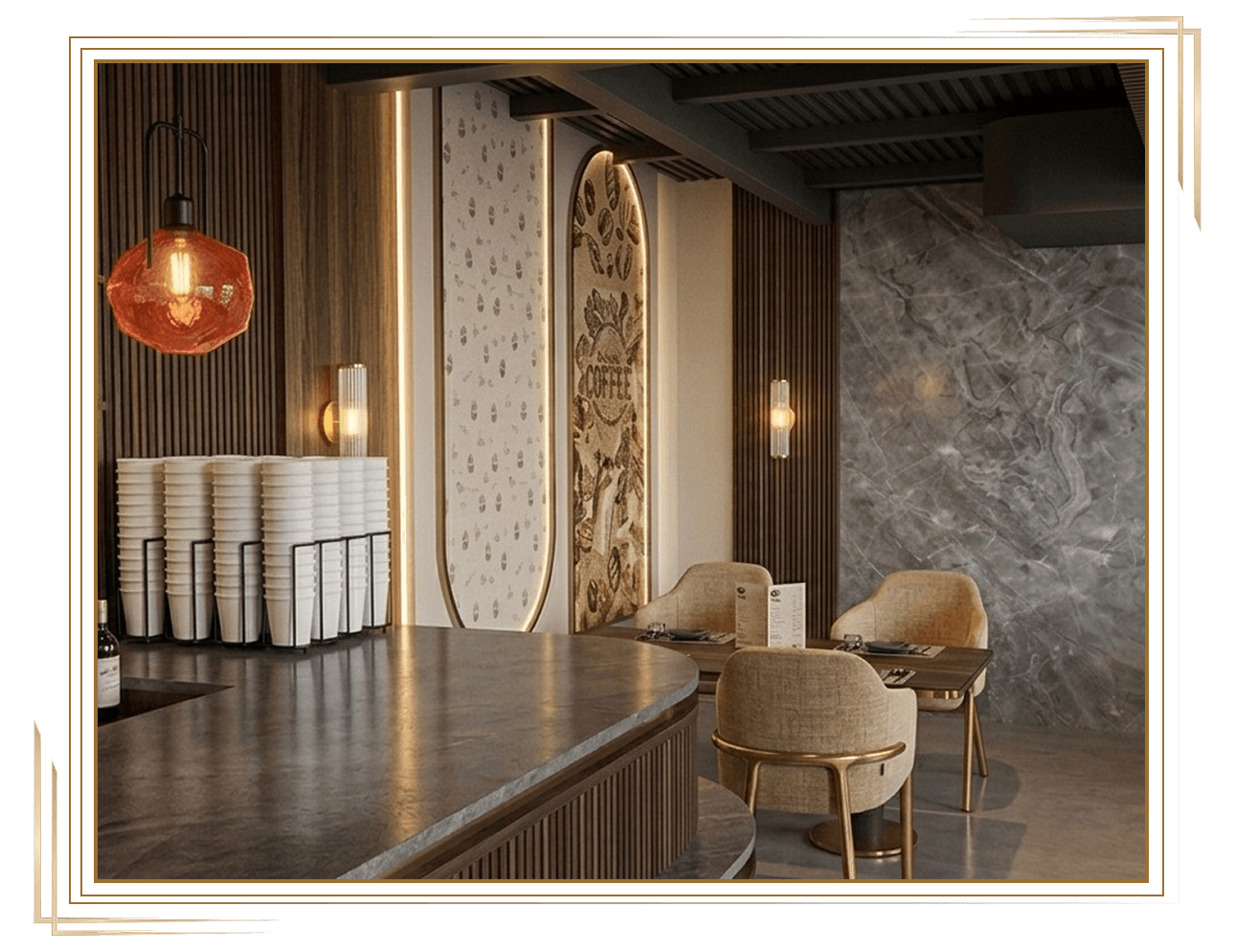 Inside The Luxe Cafe